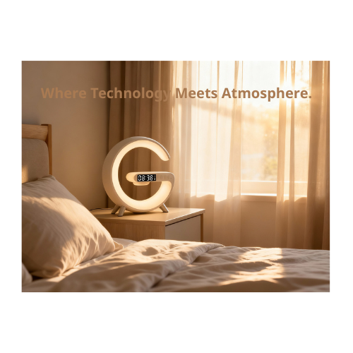 Wireless Charger Pad - RGB Night Light & Bluetooth Speaker