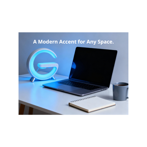 Wireless Charger Pad - RGB Night Light & Bluetooth Speaker