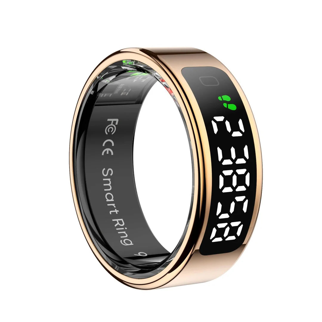 Smart Ring - Heart Rate & Sleep Tracking, 5ATM Waterproof