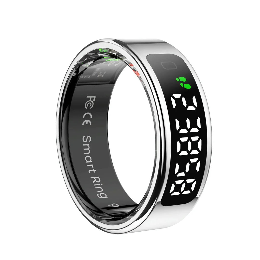 Smart Ring - Heart Rate & Sleep Tracking, 5ATM Waterproof