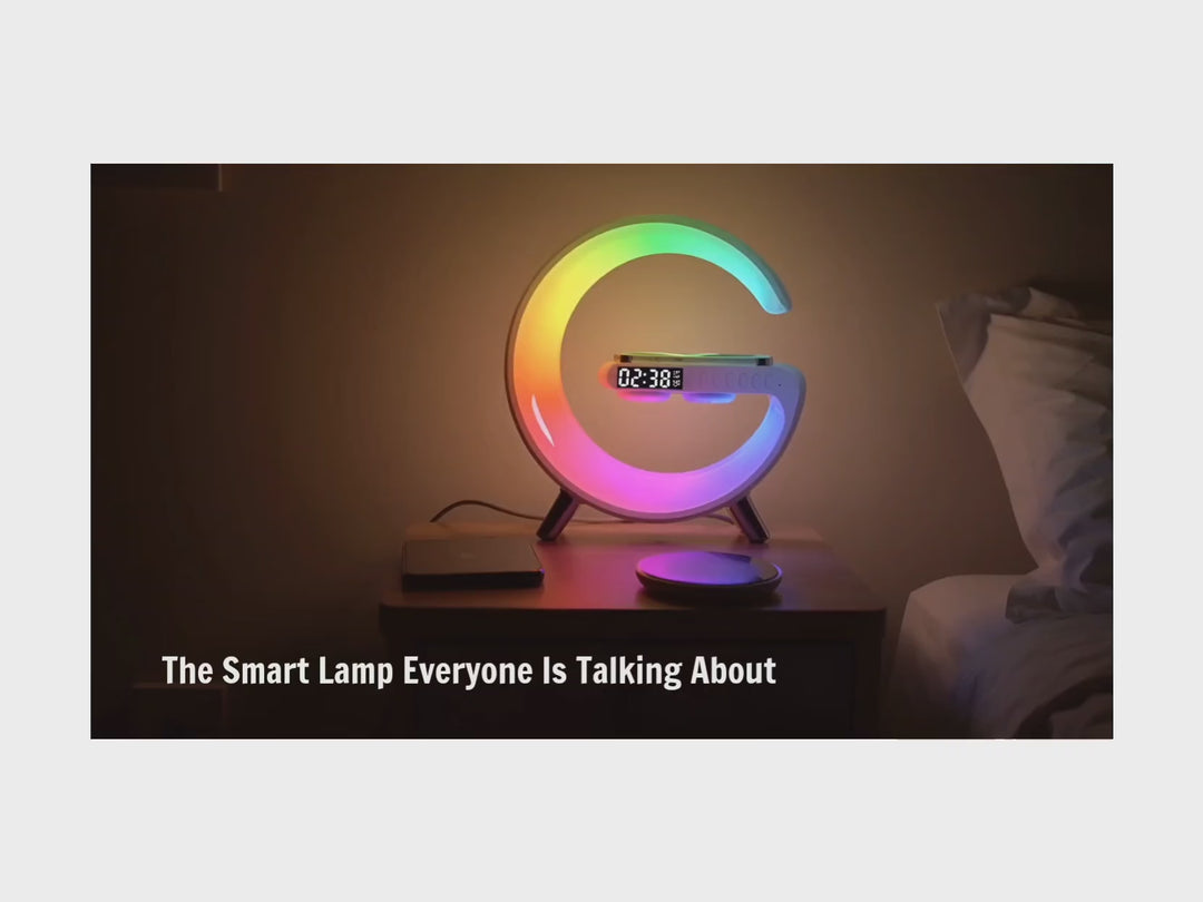 Wireless Charger Pad - RGB Night Light & Bluetooth Speaker