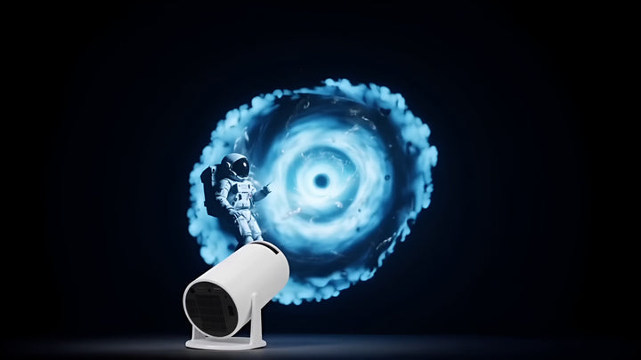 4K Smart Projector - Android 11 Portable Home Cinema LED