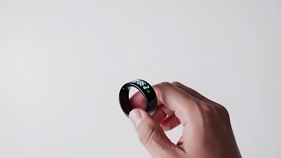 Smart Ring - Heart Rate & Sleep Tracking, 5ATM Waterproof